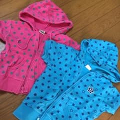 お値下げ★星柄パーカー 2枚セットのサムネイル