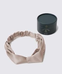 未使用品！Foo Tokyo シルクヘアバンド ピンクベージュのサムネイル