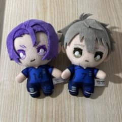 ブルーロック 凪 玲王 ぬいぐるみ キーホルダー 2個セットのサムネイル