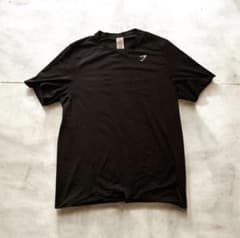 GYMSHARK ジムシャーク Tシャツ ブラック L トレ着 筋トレのサムネイル