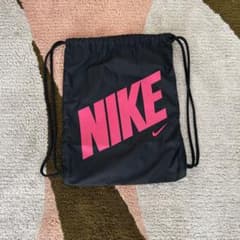 美品 NIKE ナップサック ピンク 黒 y2k 90s 00s - メルカリ