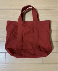 キャンバス地 ミニトートバッグ レッド