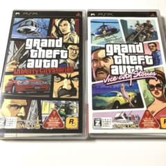 PSP グランドセフトオート リバティーシティ バイスシティストーリーズ 2本のサムネイル