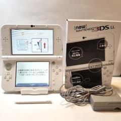 Newニンテンドー3DSLL パールホワイト本体・充電器のサムネイル