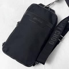 極美品✨ JIMMY CHOO メンズ ボディバッグ レザー ブラック 極美品✨ JIMMY CHOO メンズ ボディバッグ レザー ブラック - メルカリ