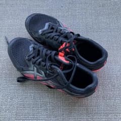 ASICS 陸上競技用スパイクシューズ 黒/赤　25.0センチのサムネイル