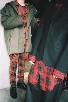 ラッドミュージシャン ビッグ ロングシャツ チェック ルイス ヒステリック ワコのサムネイル