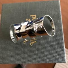 美品 vivienne westwood アーマーリング XL シルバーのサムネイル