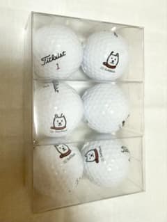 Titleist ゴルフボール 6個セット SoftBank お父さん犬 未使用 - 5