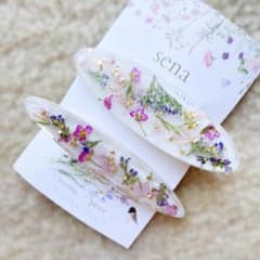 Flowerへアクリップset、アダムエロペ・ニコアンド・ダブルクローゼットのサムネイル