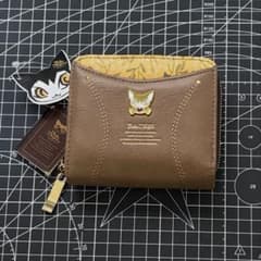 ベベダヤン ラウンドファスナー 折り財布 ミモザポケット ブラウンのサムネイル