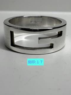 GUCCI ブランデッドG リング 刻印:17号【箱/ポーチ付】 - メルカリ
