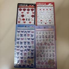スティッチ バイマックス ボンボンドロップミニシール 4枚セットのサムネイル
