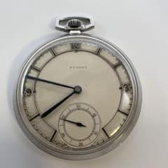 稼働品】MOVADO アナログ懐中時計 シルバー - メルカリ