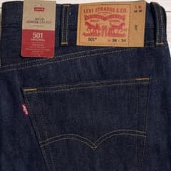 Levi's 501 リジッド W36 L34 ダークインディゴRigid 綿 Levi's 501 リジッド W38 L34 ダークインディゴRigid 綿 - メルカリ
