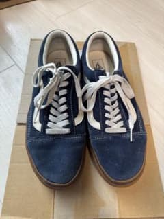 <明日晴れるかな さん専用>Vans ネイビー スエード スニーカー V36CLのサムネイル