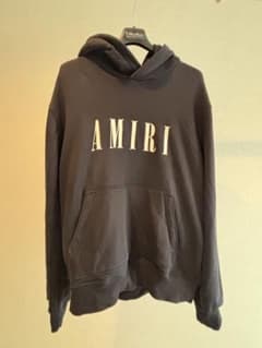AMIRI アミリ ロゴ プルオーバー パーカー ブラック M 本物 drip