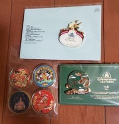 上海ディズニーピンバッジ コインセット - メルカリ
