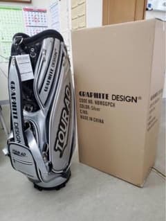 GRAPHITE DESIGN TOUR AD シルバー キャディバッグ - メルカリ