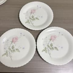 NARUMI エイプリルローズ ボーンチャイナ ディナー皿 3枚セット - メルカリ