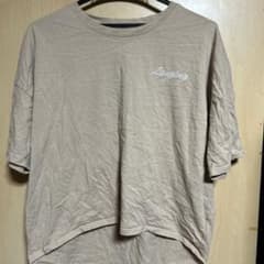Longing ロゴ刺繍 半袖Tシャツ ベージュのサムネイル