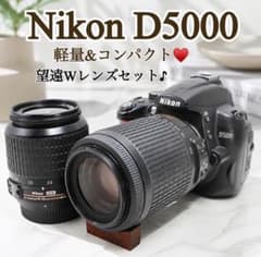 高画質❤️ニコン D5000✨ダブルレンズ✨すぐに使える✨一眼レフカメラ