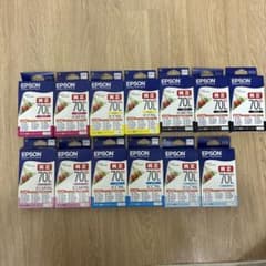 EPSON 純正インクカートリッジ 70L 増量 13個セットのサムネイル