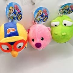 【新品未使用】ポンポンポロロ　ドンキ系列限定　ぬいぐるみキーホルダー　3種売り