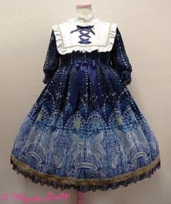 luminous sanctuary ワンピース OP 紺 ネイビー luminous sanctuary ワンピース OP 紺 ネイビー - メルカリ