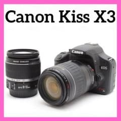 ⭐️運動会や発表会にもおすすめ☘️Canon kiss X3 ダブルレンズセット スポーツ観戦におすすめ✨Canon Kiss X3✨ダブルレンズ✨入門モデル