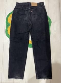 Levi's 560 ブラックデニム ストレート - 4