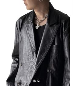 ラムレザー　ジャケット　punk y2kのサムネイル