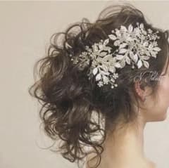 【お値下げ中★】シルバーリーフ　ヘッドドレスのサムネイル