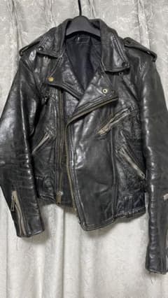 革ジャン ライダースジャケット デカジップのサムネイル