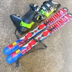SALOMON MINIMAX 99 スキー板 ブーツ25から26センチ - メルカリ