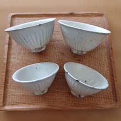 信楽焼 古谷製陶所 茶碗 飯碗 大小4セットのサムネイル