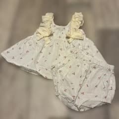 女の子ベビーセットアップ さくらんぼ柄 70-80cmのサムネイル
