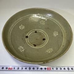 16世紀　高麗青磁白泥象嵌　鉢　直径18.3cm 東K8-0312☆2Fタルオル 16世紀 高麗青磁白泥象嵌 鉢 直径18.3cm 東K8-0312☆2Fタルオル - メルカリ