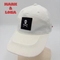 MARK＆LONA】マークアンドロナ キャップ スカル メタルロゴ 帽子 希少