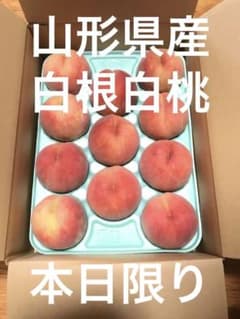 山形県産　白根白桃のサムネイル