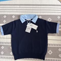 Ｕ.Ｓ.ＰＯＬＯ ＡＳＳＮ．衿付ポロニットトップスのサムネイル