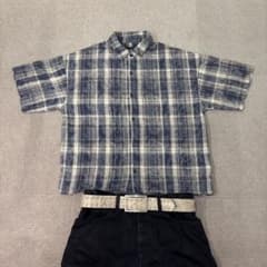 00s cityboy archive 短丈チェックシャツ　ボックスシルエットのサムネイル