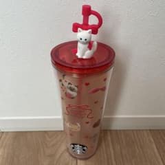 スターバックス　バレンタイン　2026 ゴールドカップタンブラーキャットのサムネイル