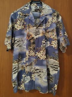 90年代　Hilo Hattie メンズアロハシャツ 半袖 　ハワイ製　 Lのサムネイル