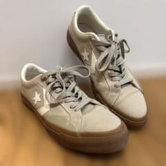 27cm CONVERSE スニーカー ベージュ ガムソール ローカットのサムネイル