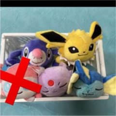 ポケモン　くったりぬいぐるみ　アシマリ、シャワーズ、サンダースのサムネイル