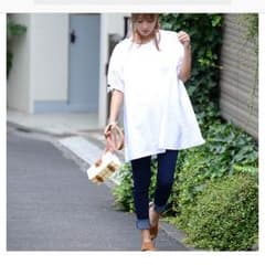 Coca♡袖リボンAラインコットンブラウスのサムネイル