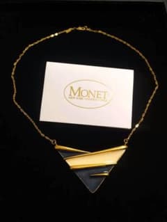 MONET　モネ　ゴールド　ネックレス　 チェーン　ペンダント　ヴィンテージ
