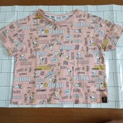 PUMA スヌーピー コラボ Tシャツ ピンク 120cmのサムネイル