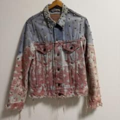 Z.VARGAS Levis 70503 04 スタッズ付国旗柄デニムジャケット - メルカリ